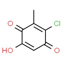 p-Toluquinone,3-chloro-6-hydroxy- (1CI) Structure