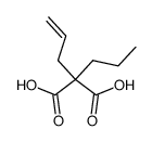 allyl-propyl-malonic acid Structure