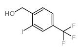 (2-碘-4-(三氟甲基)苯基)甲醇结构式