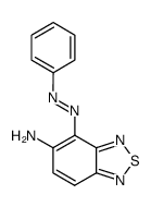 4-phenylazo-benzo[1,2,5]thiadiazol-5-ylamine结构式