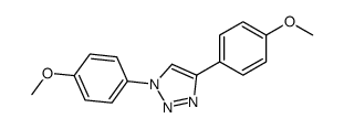 1,4-bis(4-methoxyphenyl)triazole Structure