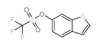1,1,1-三氟苯并[b]噻吩-6-甲磺酸酯结构式