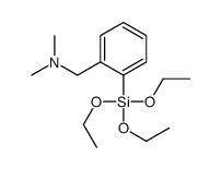 N,N-dimethyl-1-(2-triethoxysilylphenyl)methanamine Structure