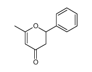 6-methyl-2-phenyl-2,3-dihydropyran-4-one Structure