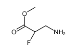 methyl (2R)-3-amino-2-fluoropropanoate结构式