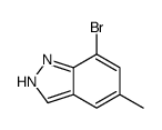 7-溴-5-甲基-1H-吲唑结构式