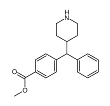 methyl 4-[phenyl(piperidin-4-yl)methyl]benzoate Structure