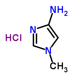 1-甲基-1H-咪唑-4-胺盐酸盐结构式
