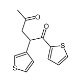 1-thiophen-2-yl-2-thiophen-3-ylpentane-1,4-dione结构式