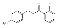 2'-FLUORO-3-(4-METHYLPHENYL)PROPIOPHENONE Structure