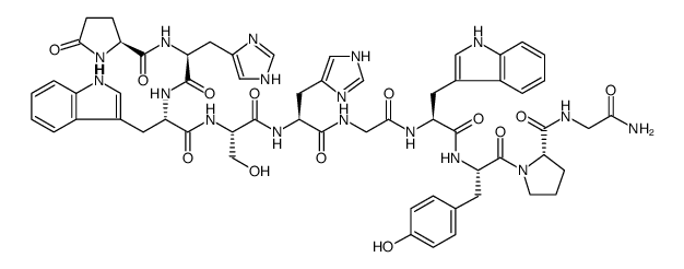 LHRH II trifluoroacetate salt Structure