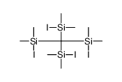 iodo-dimethyl-[tris[iodo(dimethyl)silyl]methyl]silane结构式