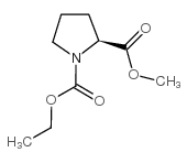 (S)-1-(乙氧基羰基)吡咯烷-2-甲酸甲酯结构式