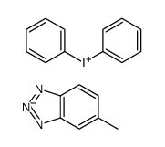 diphenyliodonium, salt with 5-methyl-1H-benzotriazole (1:1) Structure