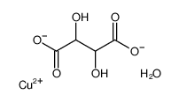 酒石酸铜(II)水合物结构式