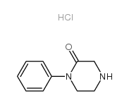 1-苯基哌嗪-2-酮盐酸盐结构式