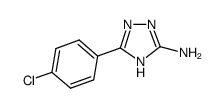 3-(4-Chlorophenyl)-1H-1,2,4-Triazol-5-Amine Structure