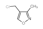 4-(chloromethyl)-3-methyl-1,2-oxazole结构式