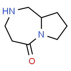 八氢-1H-吡咯[1,2-a] [1,4]二氮杂-5-酮结构式