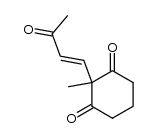 2-Methyl-2-[3-oxo-butenyl-(1)]-dihydro-resorcin Structure