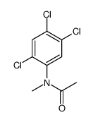 N-methyl-N-(2,4,5-trichlorophenyl)acetamide结构式