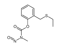 Methylnitrosocarbamic acid, alpha-(ethylthio)-o-tolyl ester Structure