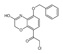 5-(苄氧基)-8-(2-氯乙酰基)-2H-苯并[B][1,4]恶嗪-3(4H)-酮结构式