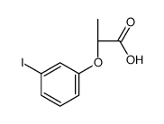 (2S)-2-(3-iodophenoxy)propanoic acid结构式