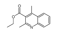 2,4-二甲基喹啉-3-羧酸乙酯结构式