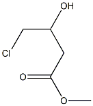 methyl 4-chloro-3-hydroxybutanoate结构式