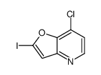 7-氯-2-碘呋喃并[3,2-b]吡啶结构式