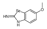 6-methoxy-1,3-benzoselenazol-2-amine结构式