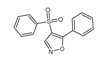 5-phenyl-4-(phenylsulfonyl)isoxazole Structure