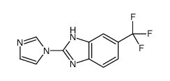 2-imidazol-1-yl-6-(trifluoromethyl)-1H-benzimidazole Structure