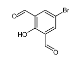 1,3-BENZENEDICARBOXALDEHYDE, 5-BROMO-2-HYDROXY- Structure