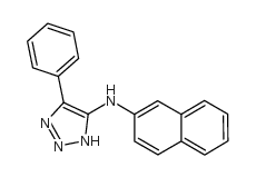 4-(2-萘胺)-5-苯三氮唑结构式