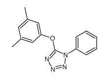 5-(3,5-dimethylphenoxy)-1-phenyltetrazole结构式
