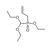 3-[diethoxymethyl(ethoxy)phosphoryl]prop-1-ene Structure