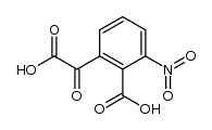 (2-carboxy-3-nitro-phenyl)-glyoxylic acid结构式
