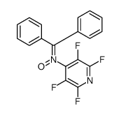 1,1-diphenyl-N-(2,3,5,6-tetrafluoropyridin-4-yl)methanimine oxide Structure