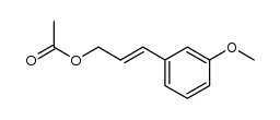 (E)-3-(3-methoxyphenyl)allyl acetate Structure