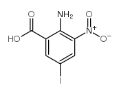 2-Amino-5-iodo-3-nitrobenzoic acid Structure