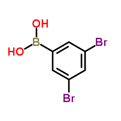 (3,5-Dibromophenyl)boronic acid Structure