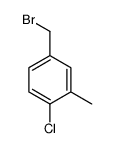 4-(Bromomethyl)-1-chloro-2-methylbenzene结构式