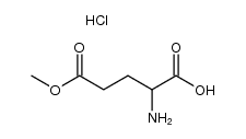 DL-glutamic acid-γ-methyl ester hydrochloride Structure