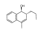 (1S,2R)-4-methyl-2-propyl-1,2-dihydronaphthalen-1-ol结构式