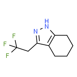 3-(2,2,2-TRIFLUORO-ETHYL)-4,5,6,7-TETRAHYDRO-1H-INDAZOLE结构式