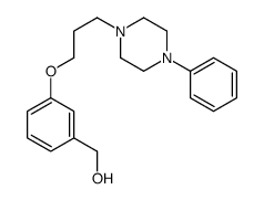 [3-[3-(4-phenylpiperazin-1-yl)propoxy]phenyl]methanol结构式