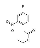 Ethyl 4-fluoro-2-nitrophenylacetate Structure