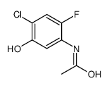 N-(4-chloro-2-fluoro-5-hydroxyphenyl)acetamide结构式
